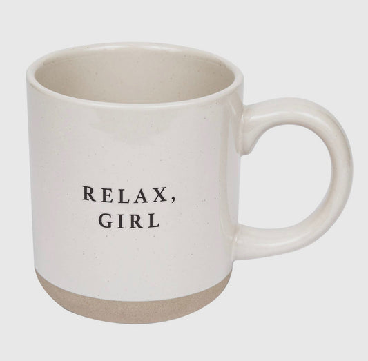 Relax Girl Coffee Cup - Sweet Water Decor