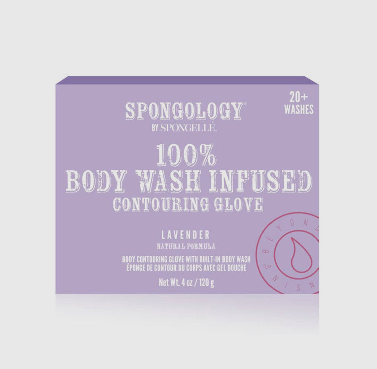 Spongelle Body Contouring Glove Lavender