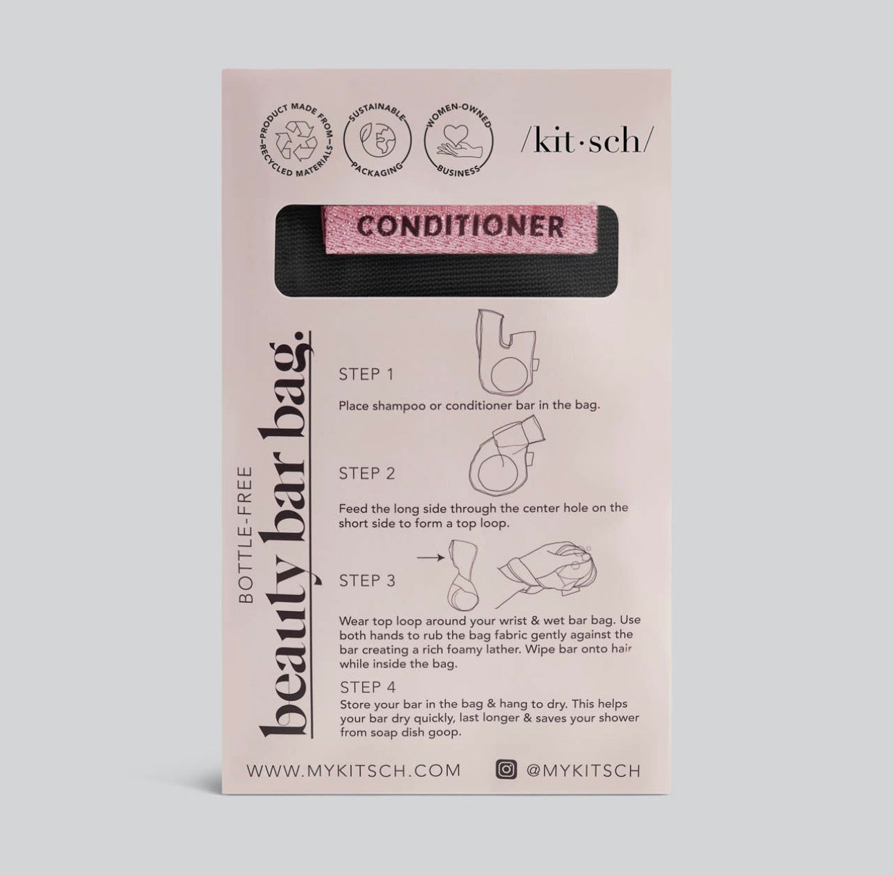 Conditioner Beauty Bar Bag - Kitsch