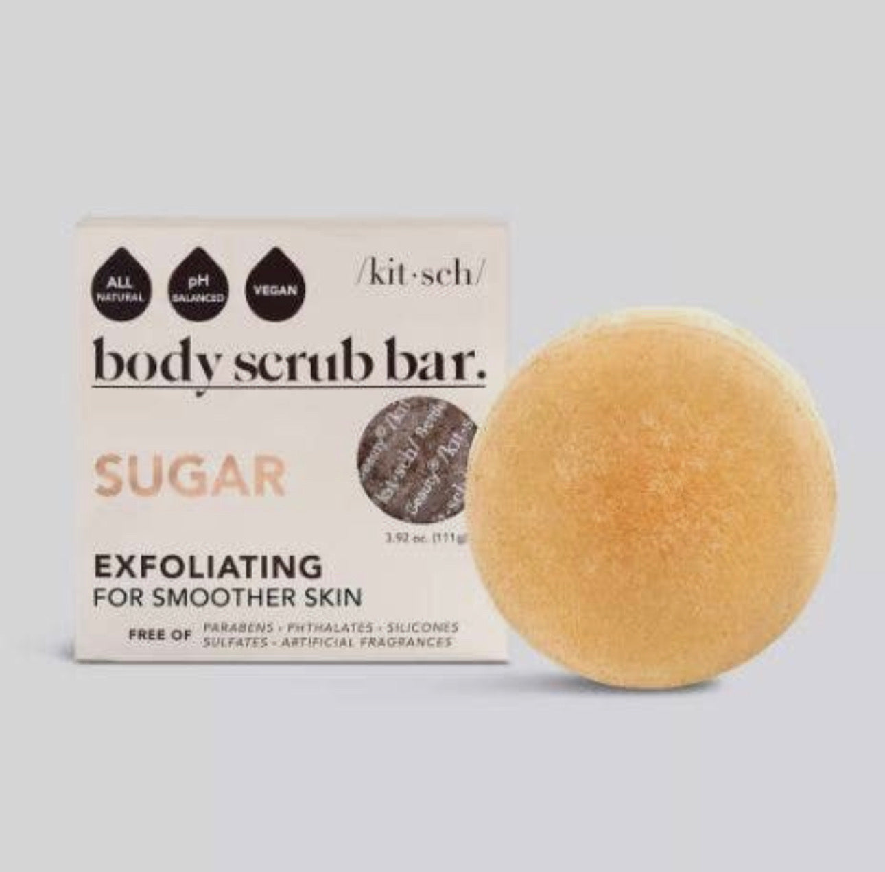 Sugar Exfoliating Body Scrub Bar - Kitsch