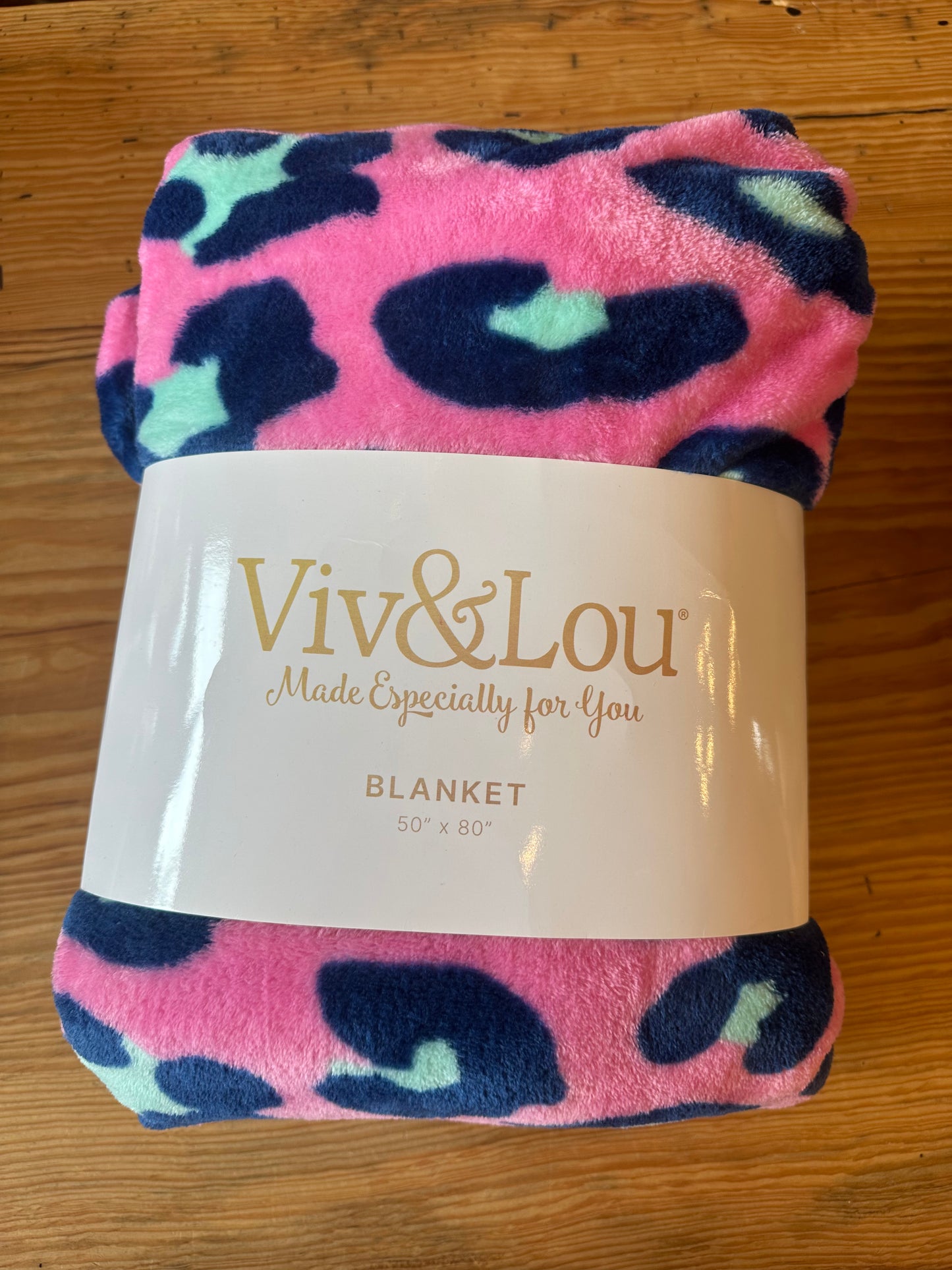 Pink Leopard Blanket - Viv&Lou